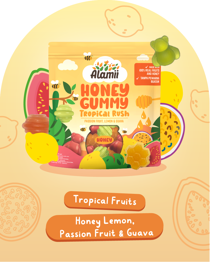 Honey Gummy Tropical Rush