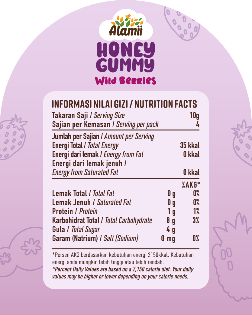 Honey Gummy Wild Berries