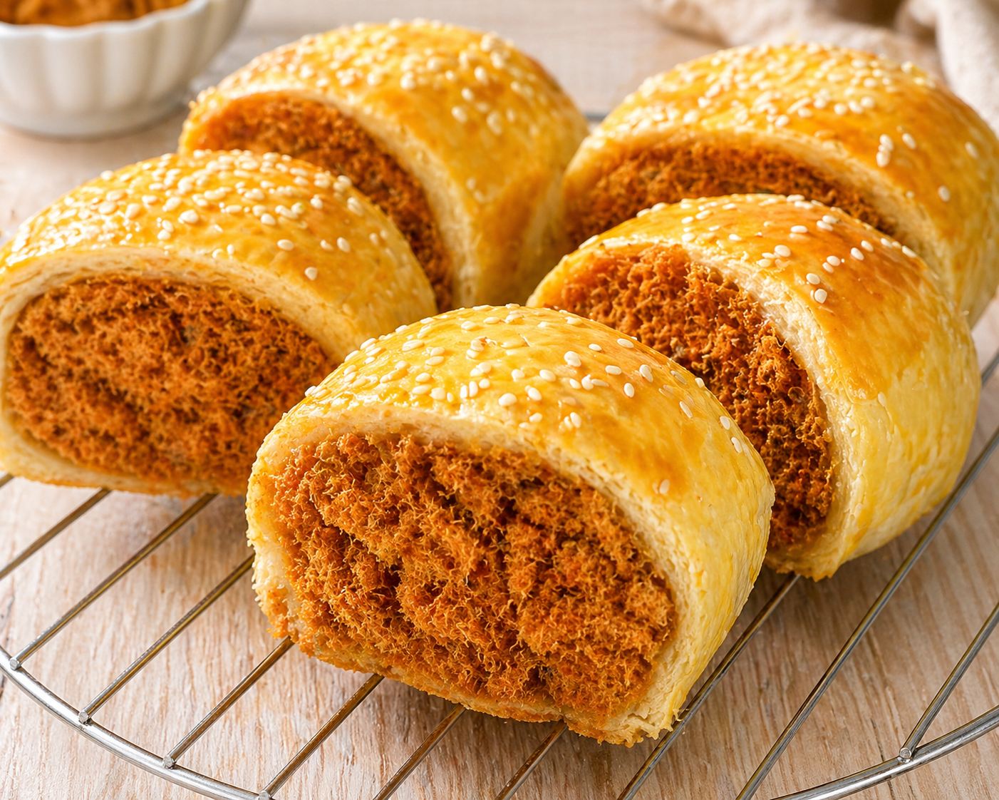 Floss Bread Roll (60 mins)