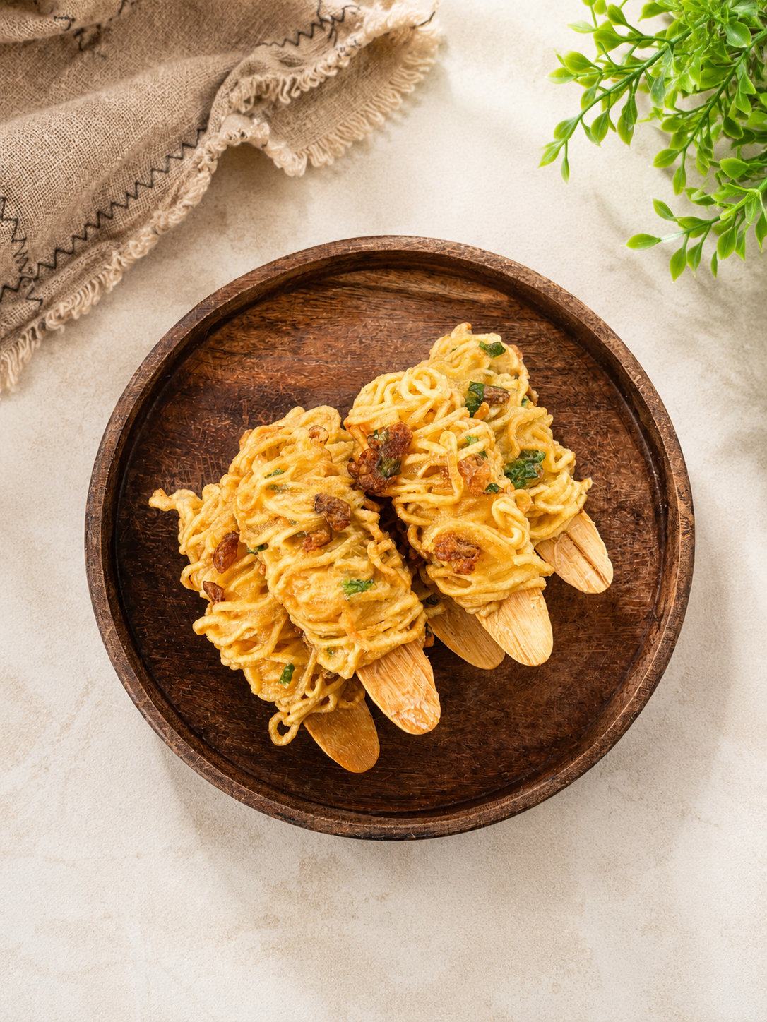 Chicken Noodle Skewers (15 mins)