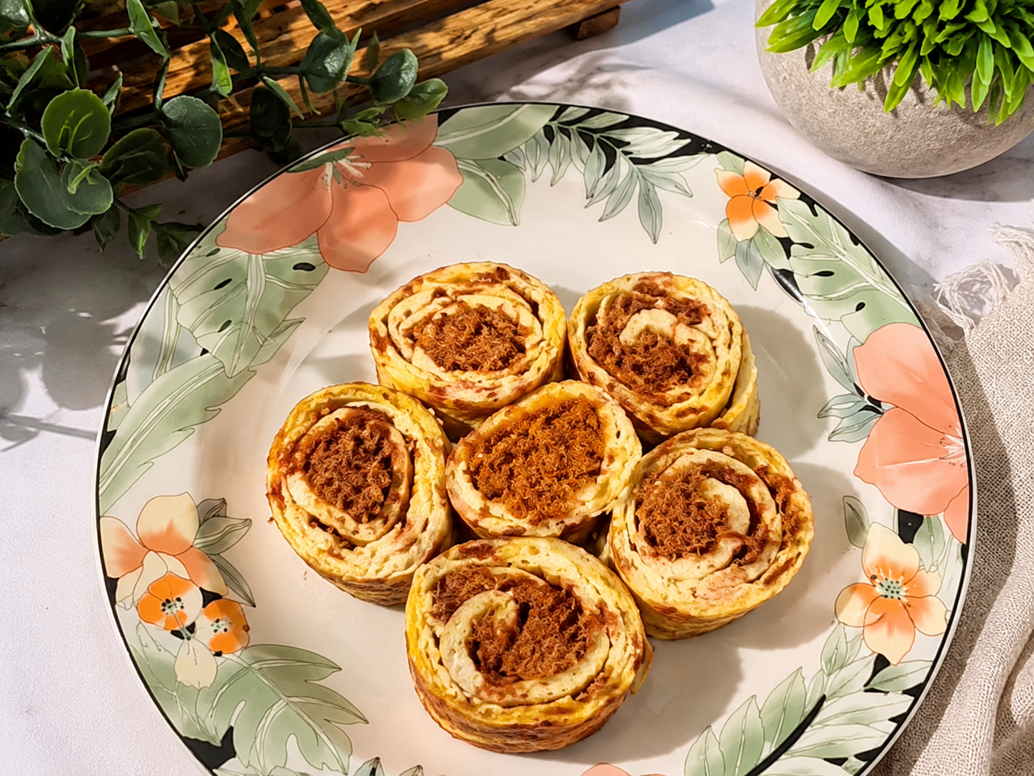 Rolled Floss Omelette (15 mins)