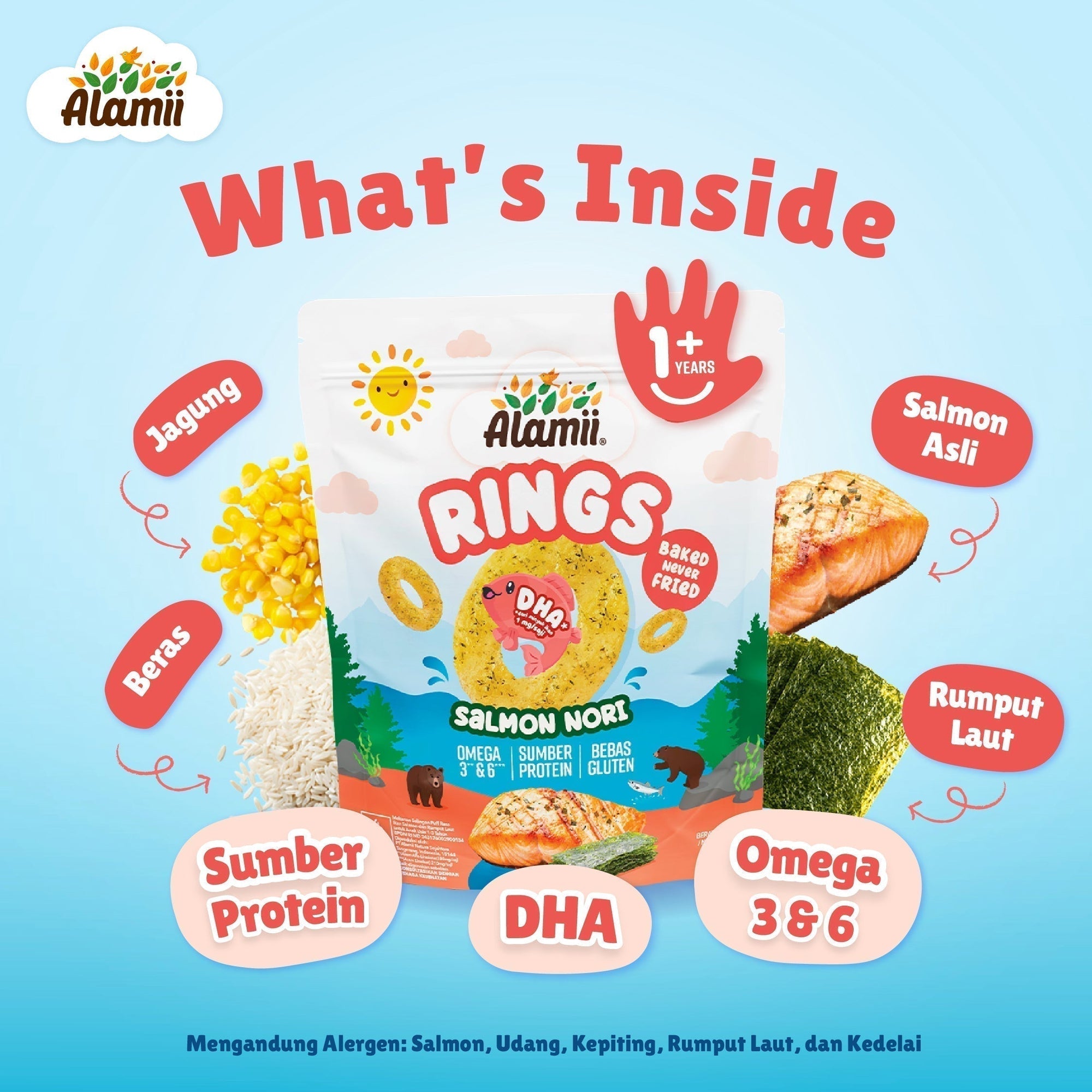 Kenalan dengan Alamii Rings Salmon Nori, Pilihan Baru untuk Menemani Waktu Ngemil Si Kecil