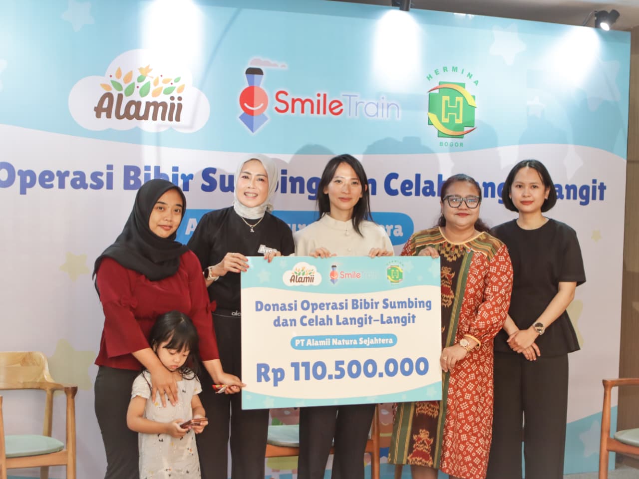 Alamii Food dan Smile Train Indonesia Hadirkan Harapan Baru Lewat Operasi Bibir Sumbing Gratis