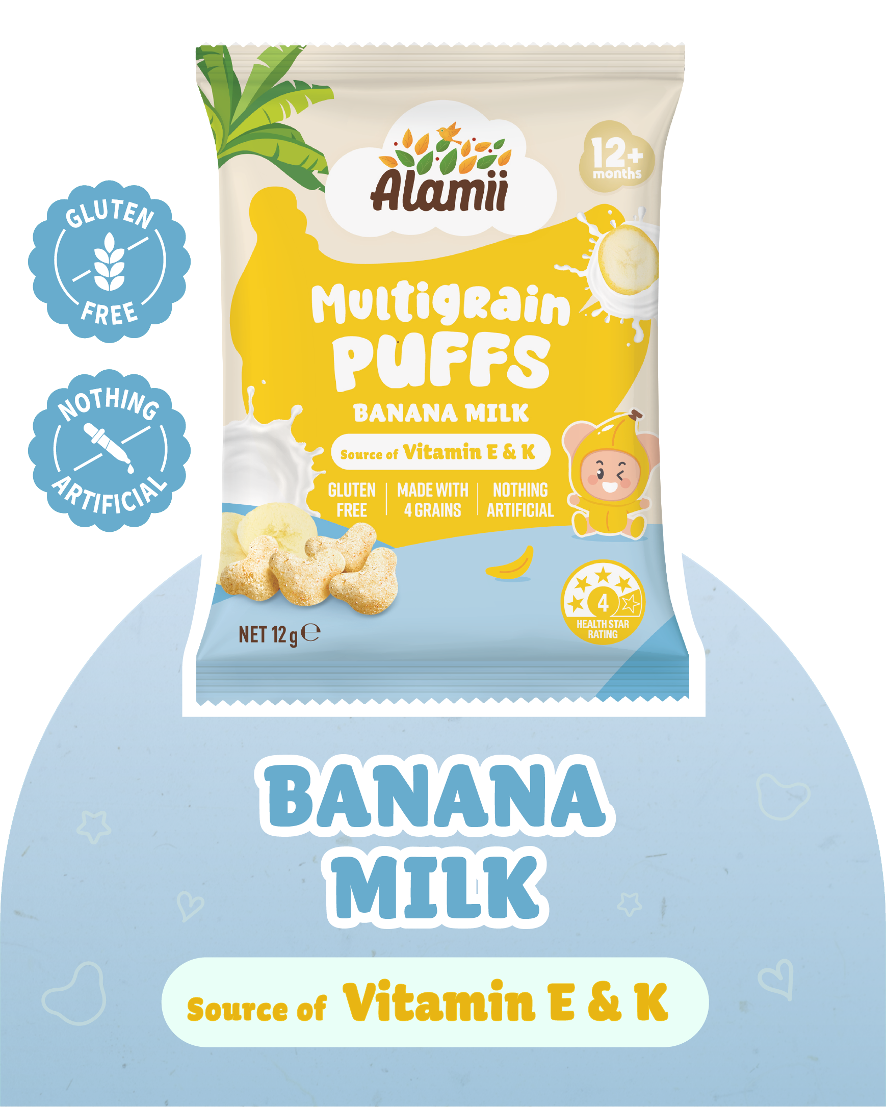 Multigrain Puffs - Banana Milk