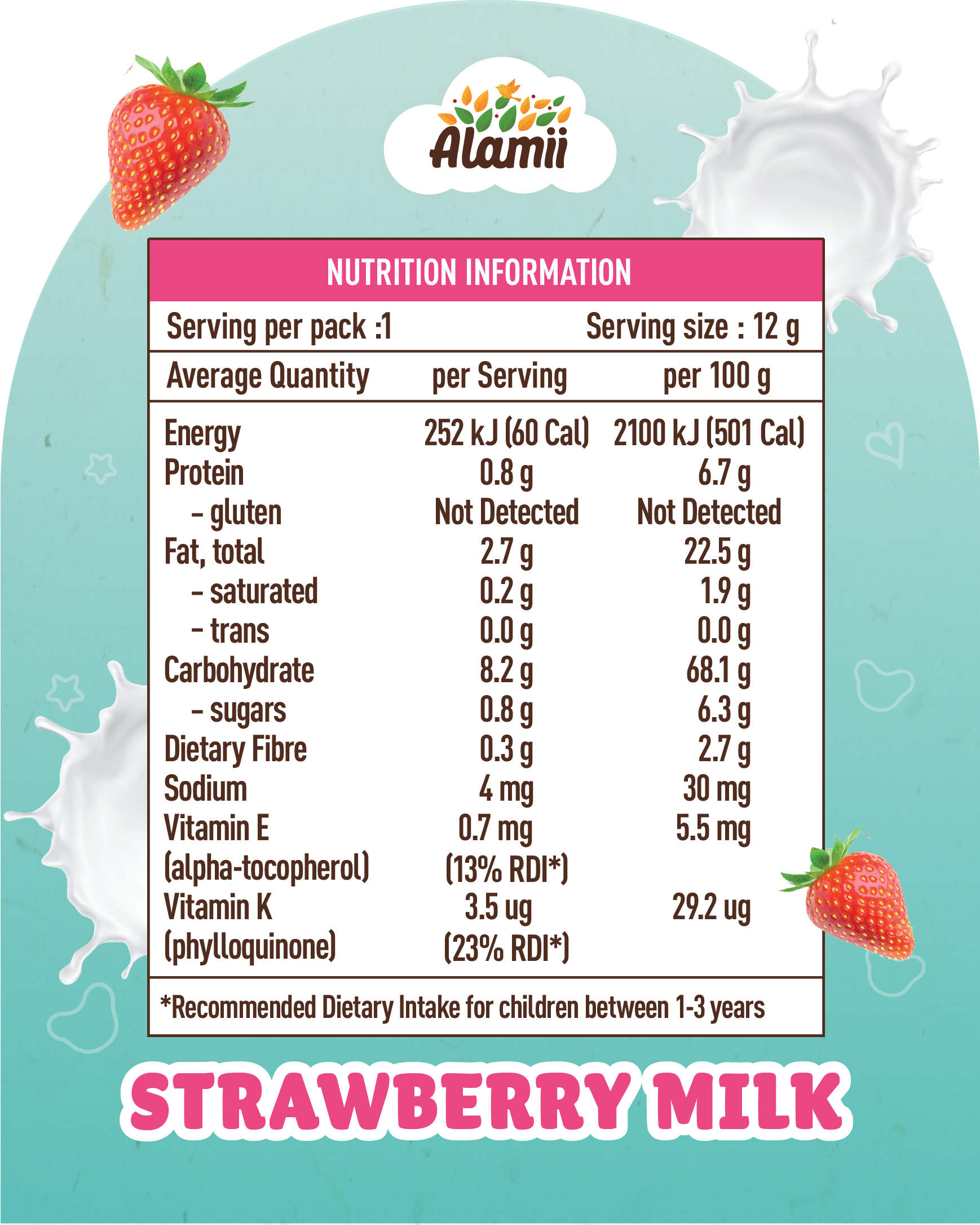 Multigrain Puffs  - Strawberry Milk
