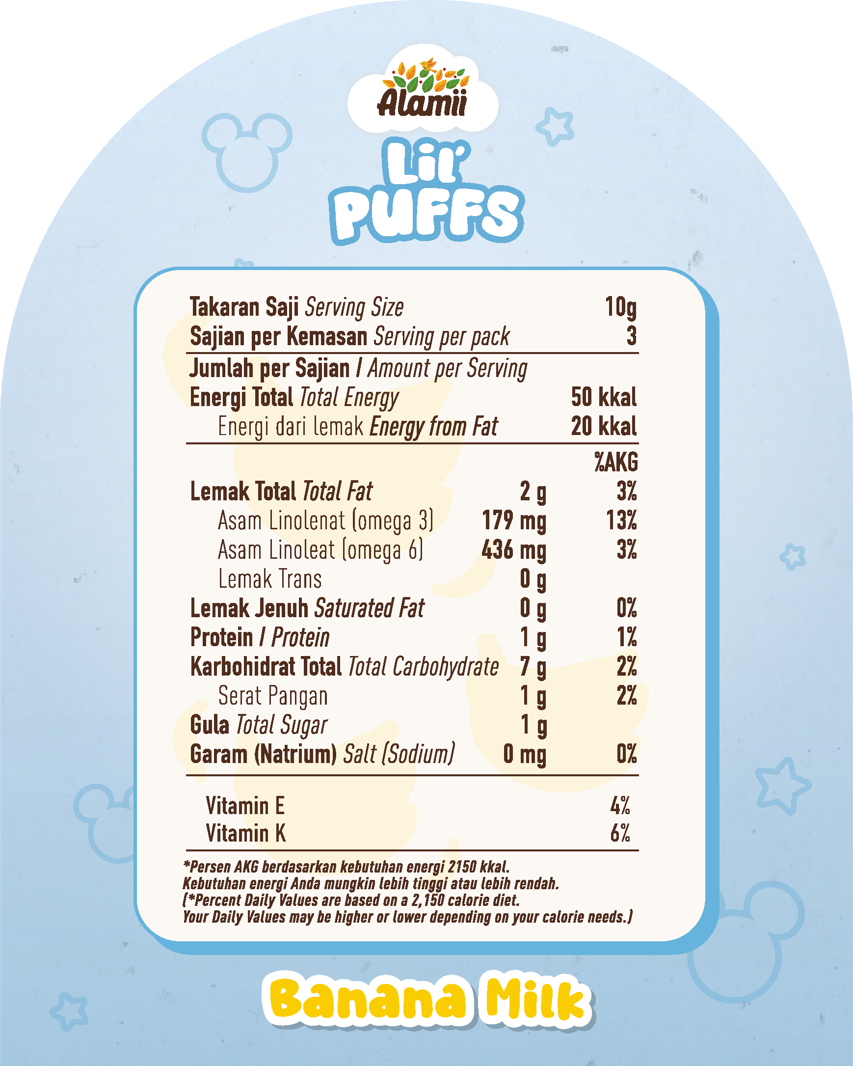 Lil' Puffs Banana Milk