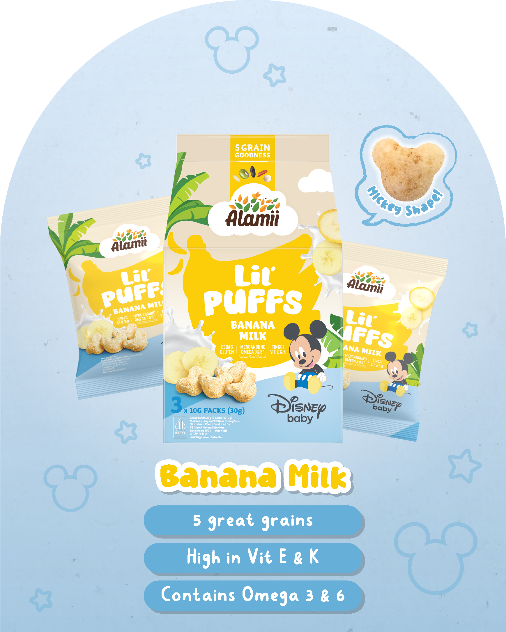 Lil' Puffs Banana Milk