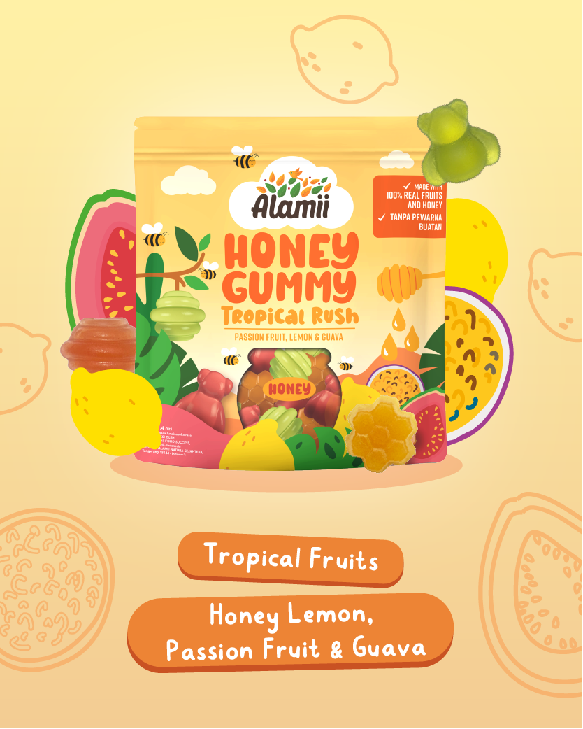 Honey Gummy Tropical Rush