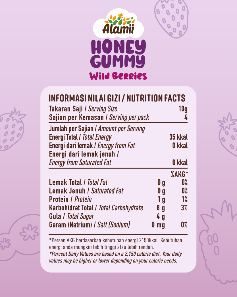 Honey Gummy Wild Berries