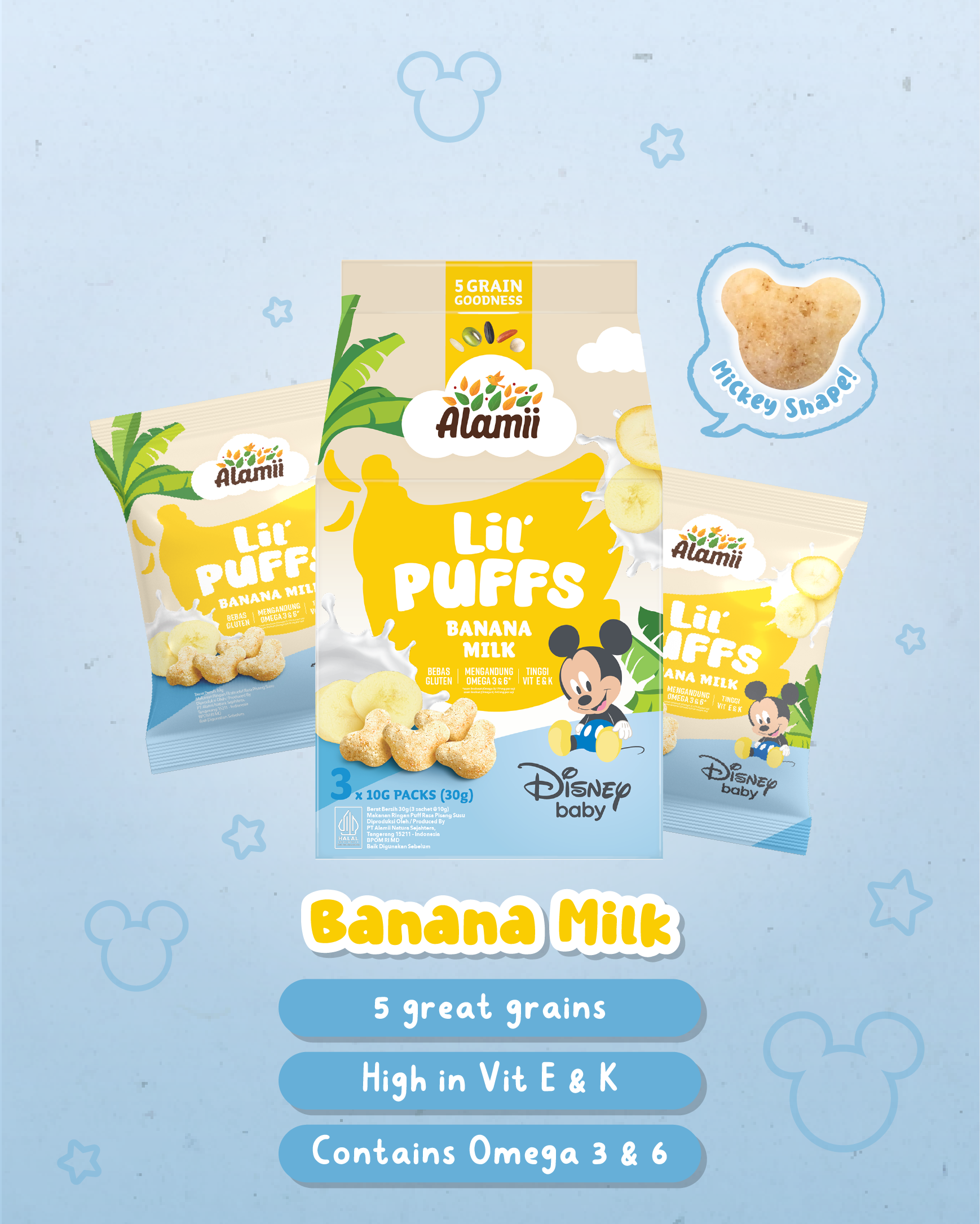 Lil' Puffs Banana Milk