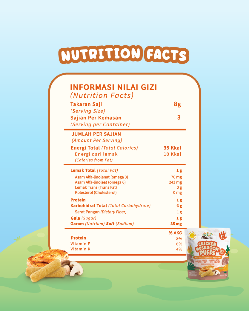 Alamii Chicken Mushroom Puffs