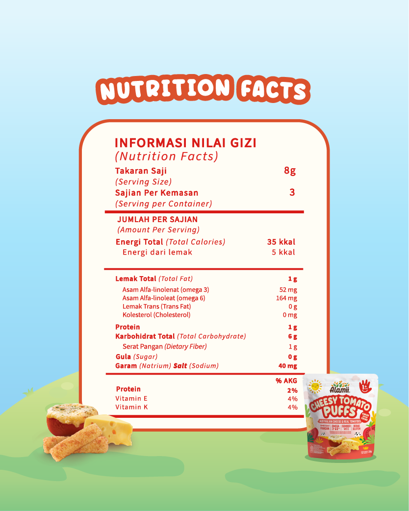 Alamii Puffs - Cheesy Tomato