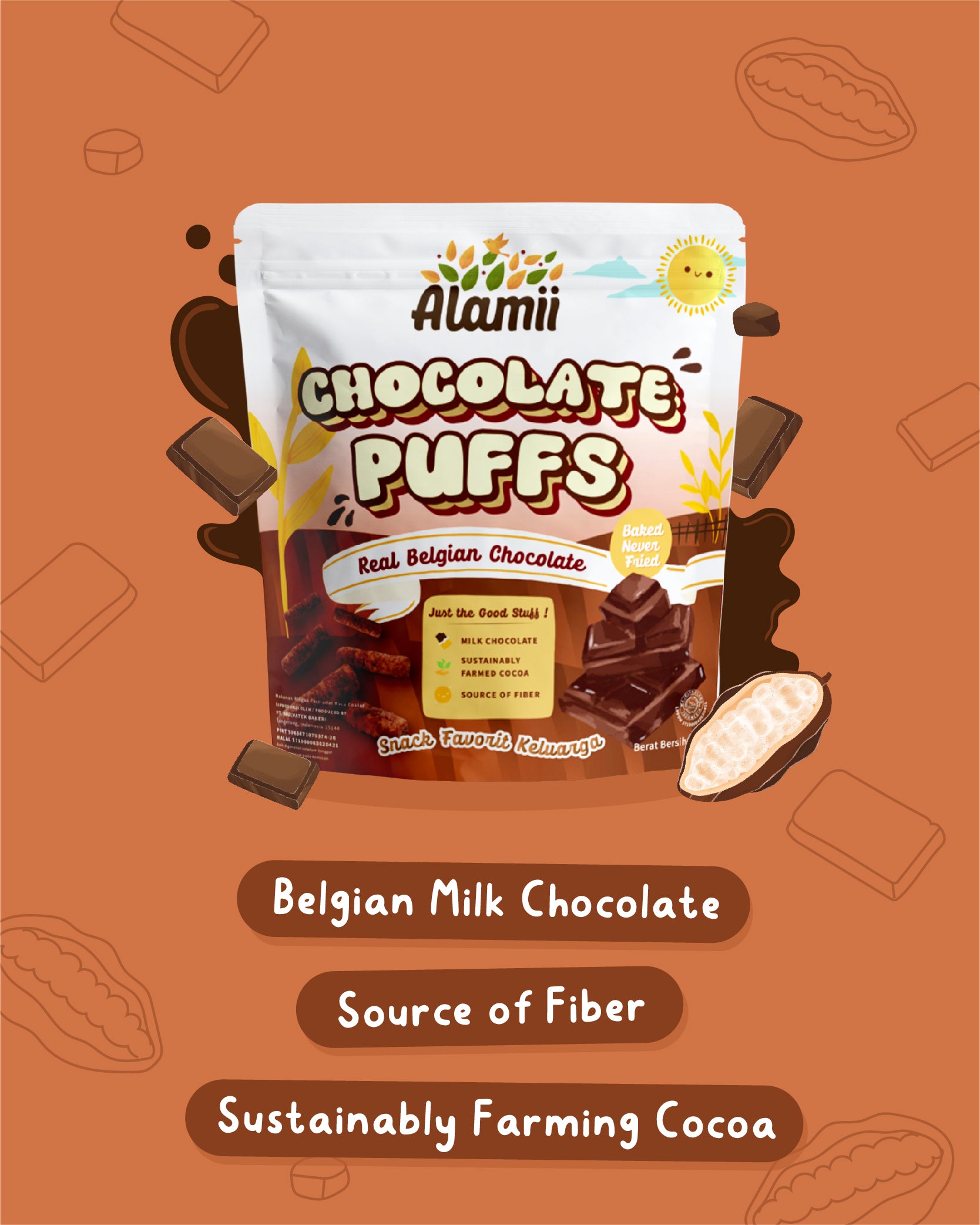 Alamii Chocolate Puffs